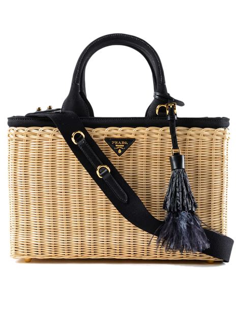 prada wicker bag